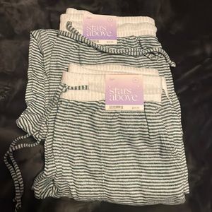 Pj joggers green and white